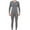 Gray, variant on SHTXOZHI Mens Thermal Underwear Set 2 Piece Cold Weather Winter Top and Bottom Base Layer