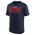 thumbnail image 2 of Men's Nike Navy New England Patriots Exceed Performance T-Shirt, 2 of 3