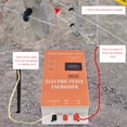 thumbnail image 3 of Energizador de cerca eléctrica, controlador de cerca eléctrica ajustable para prevenir animales salvajes, cría de ganado, jabalíes y caballos., 3 of 5