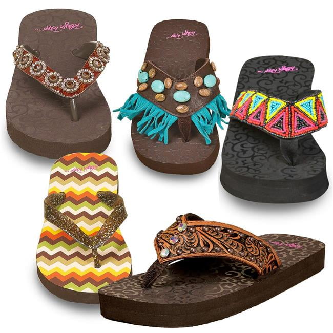 western flip flops