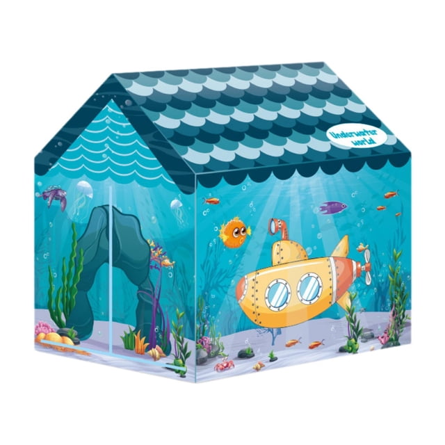Tienda de juego de juegos para niños, casa de juego para niños, Playpen versátil portátil, versátil portátil al aire libre para el patio trasero de Estilo B