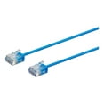 thumbnail image 1 of Monoprice Micro SlimRun - Câble Patch - RJ-45 (m) à RJ-45 (m) - 7 Pieds - 0.1 Po - UTP - Chat 6 - Moulé - Bleu, 1 of 2