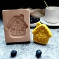 thumbnail image 6 of Utoimkio Wooden Cookie Mould 3D Baking Mould Cookie Die Cutting Machine Conical Plant Model Cookie Wooden Gingerbread For Halloween Thanksgiving Christmas Kitchen DIY, 6 of 7
