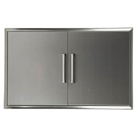 Coyote Outdoor Living - 26" Double Access Doors - Silver