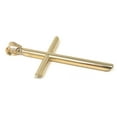 thumbnail image 4 of 14K Yellow Gold Classic Cross Pendant with 2.3mm Figaro 3+1 Chain Chain Necklace - 22", 4 of 6