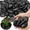 Black, variant on Yuanmin 38lbs Black Rocks for Landscaping, 2-3 Inch High Polished Pebbles Natural Large River Rocks for Plants, Decorative Stones Garden Outdoor and Indoor DIY Vase Filler Fish Tank Aquariums