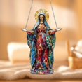 thumbnail image 1 of María Sun Catchers, Hanger de ventana manchada de Santa María, 2d Flat, regalo para del arte SollCatchers adorno, 1 of 8