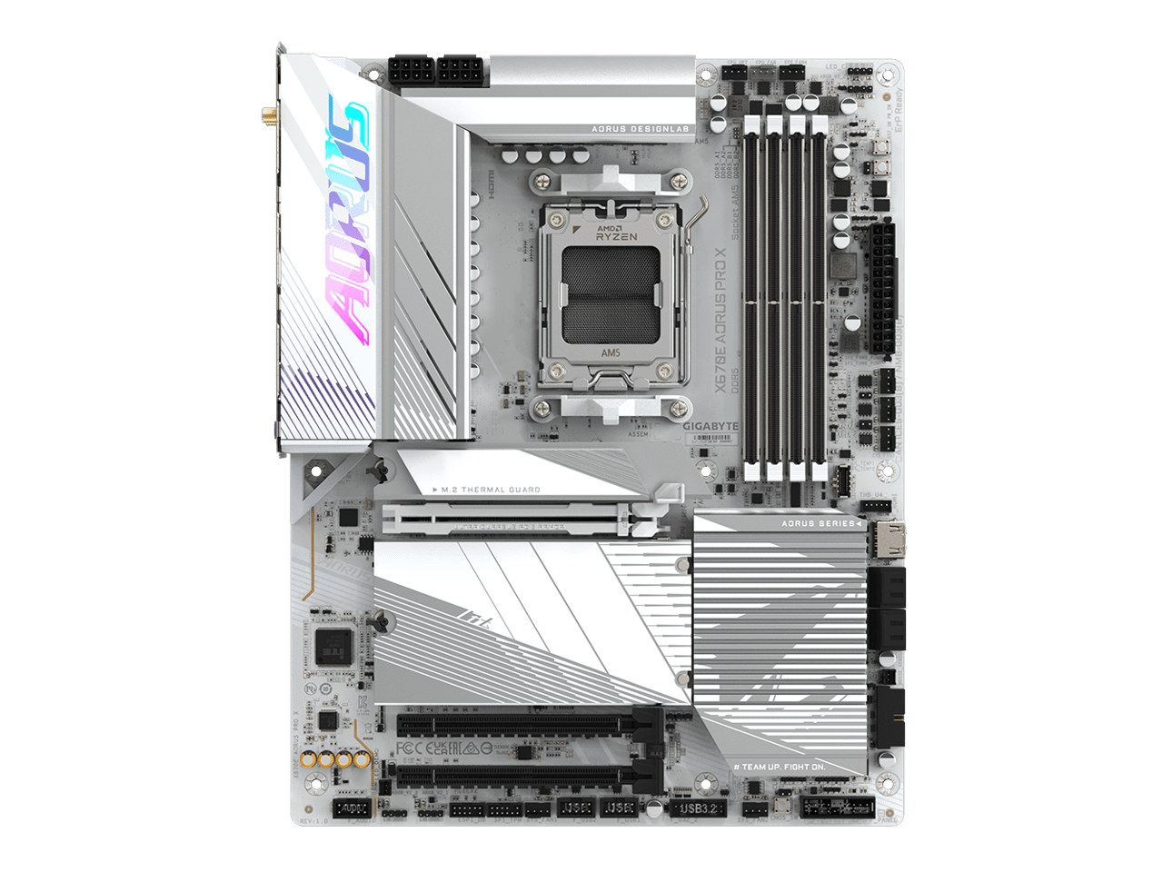 GIGABYTE X670E AORUS PRO X ATX AM5 Ryzen 7000/8000/9000 Motherboard, X670E AORUS PRO X