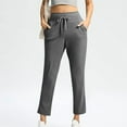 thumbnail image 2 of zbxnLI Women's Athletic Joggers Pants with Pockets Running Workout Sweatpants Tapered Casual Track Pants, 2 of 9