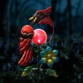 thumbnail image 3 of Lawn LED Garden Light Wrought Iron Red Bird Plug Lamp Solar Lights 1 Pc Automatic Switch Pathway, 3 of 5