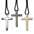 thumbnail image 2 of 3 Colors Charms Metal Jesus Cross Car Pendant Rearview Mirror Decoration Hanging Ornaments Interior Auto Accessories Car Styling, 2 of 5