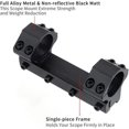 thumbnail image 4 of Adaptador de anillos de montaje de riel de cola de milano de 11 mm para riel de cola de milano para anillo de mira de rifle de aluminio táctico de perfil bajo de 25,4 mm, 4 of 5