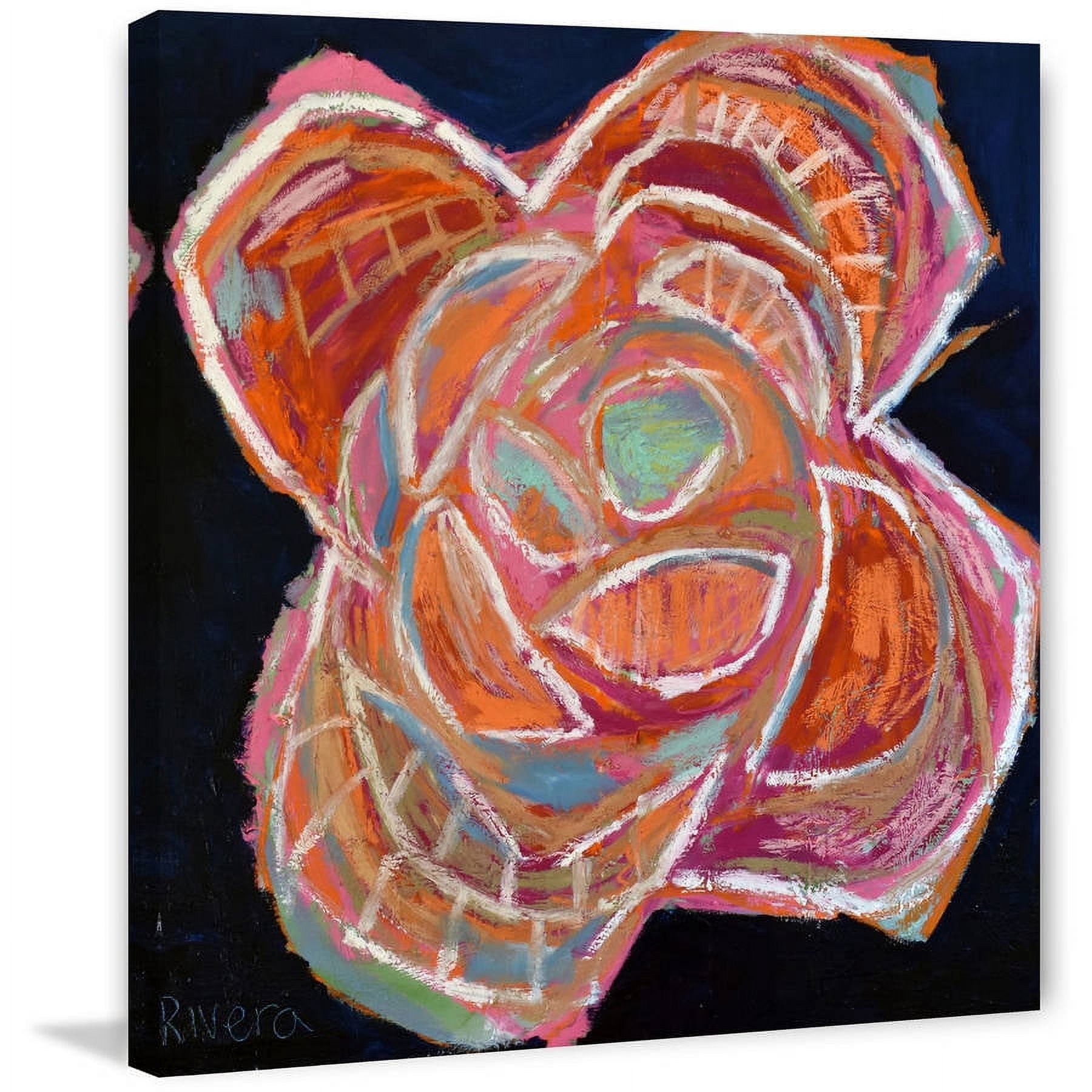 Marmont Hill "Colorful Magnolia II" by Michelle Rivera Painting Print on Wrapped Canvas