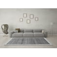 thumbnail image 3 of Ahgly Company Indoor Square Abstract Gray Modern Area Rugs, 8' Square, 3 of 4