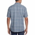 thumbnail image 3 of Weatherproof Vintage Men's Short Sleeve Woven Shirt Dark Blue XL, 3 of 5