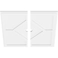 thumbnail image 2 of Embry Architectural Grade PVC Contemporary Ceiling Medallion 28"OD x 2"ID x 9 3/4"C - Two Piece, 2 of 11