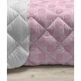 thumbnail image 3 of Butterfly Down Alternative Comforter, Minimalistic Design Retro Layout of Polka Dotted Flying Wings Pattern, Microfiber Quilt for All Season, 5 Sizes, Petrol Blue and Blush, by Ambesonne, 3 of 3