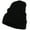 Black, variant on Big Size Acrylic Long Beanies - Black XL-3XL