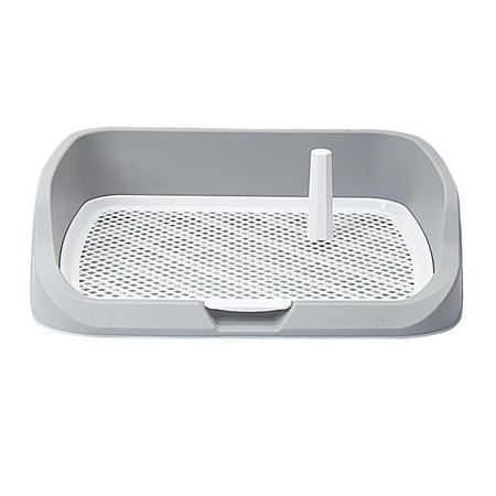 Bvdfgk Washable Pet Training Toilet Tray Potty Tray Puppy Pee Tray Reusable Grey