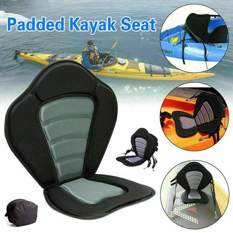 Adjustable Padded Kayak Seat Deluxe Detachable Boat Seats Comfortable Cushions!! 