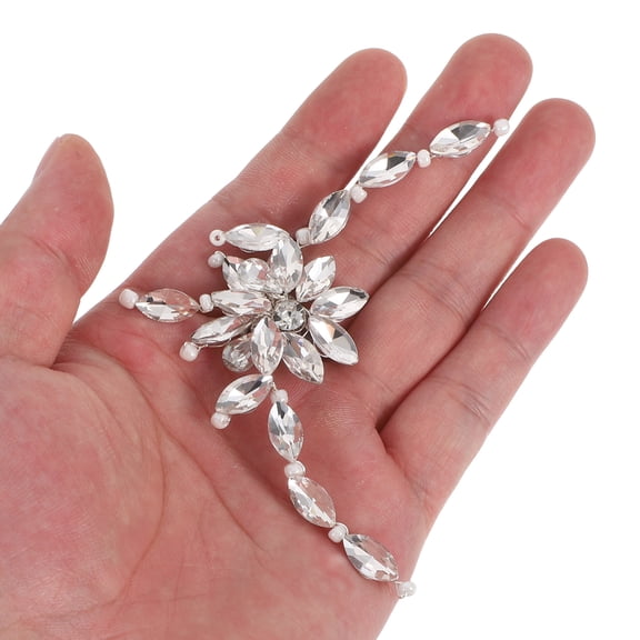 OFFIGAM 1 Pair Rhinestone Shoe Clips for Wedding Shoes, Crystal Bridal Shoe Buckles, Elegant Shoe Jewelry Accessories