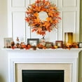 thumbnail image 4 of Yirtree Fall Wreath, Artificial Fall Wreaths for Front Door Outside, Autumn Wreath Harvest Fall Door Wreath Thanksgiving Wreath for Home/Indoor/Outdoor, 4 of 8