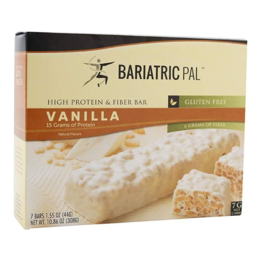 BariatricPal Divine 15g Protein & Fiber Bars Vanilla Size One Box