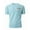 Mens T Shirts Light Blue, variant on 2 Pack Mens Waffleknit T Shirts with Pocket Short Sleeve Crewneck Tees Tops Business Casual Solid Color Pullover Slim Basic Loungewear Work Tshirts Shirt