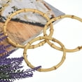 thumbnail image 4 of Uxcell 5.12" Round Bamboo Purse Handles Handmade Handbag Purse for DIY Handbag Making, 4 of 4
