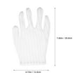 thumbnail image 2 of ETHZZLE 200Pcs Knit Safety Gloves White Non Slip Anti Static Work Gloves for Electronics Repair Use, 2 of 8