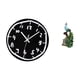 thumbnail image 5 of Reloj de pared silencioso sin , decorativo, de resina acrílica, estatua de , estante, escritorio, figura adecuada para el hogar, la ofi, 5 of 8