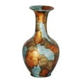 thumbnail image 2 of 18" Foiled & Lacquered Ceramic Vase - Ceramic, Lacquered, 2 of 5