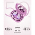 thumbnail image 3 of Cleer ARC3 Open Ear True Wireless Earbuds, IPX7 Water Resistant, Secure Earhooks, Built-in Microphone, Pink, 3 of 10