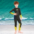 thumbnail image 4 of Traje de Baño de Manga Larga Sunnimix para Surf Protección UV Niños Traje de Buceo L Gris, 4 of 7