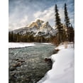 thumbnail image 2 of Collins, Ann 12x14 White Modern Wood Framed Museum Art Print Titled - Canada-Alberta-Kananaskis Country-Mount Kidd and the Kananaskis River, 2 of 4