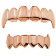 thumbnail image 3 of Parrillas de colmillo de dientes de chapadas en oro para accesorios de Yuyangstore Parrillas chapadas en oro de 18 quilates, 3 of 7