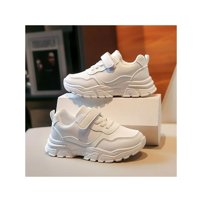White Trainers, Womens White Chunky & Leather Trainers