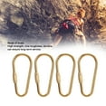 thumbnail image 3 of Pince à Visser en Laiton, Crochet Porte-Clés à Vis en Laiton Haute Ténacité 4 Pièces pour la Randonnée, 3 of 8