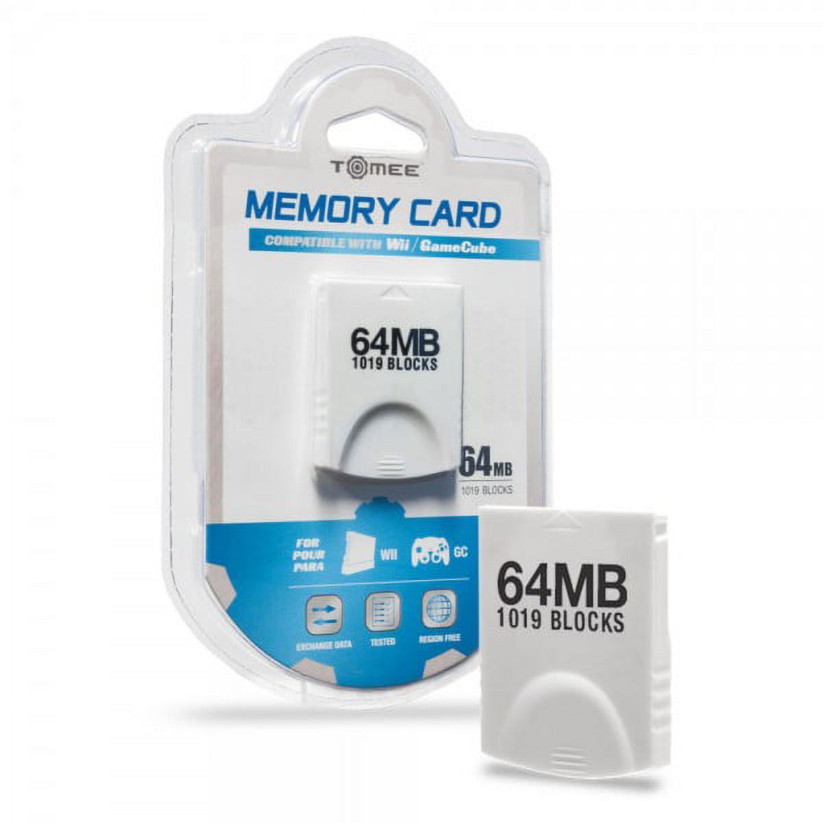 Tomee 64MB Memory Card (1019 Blocks) for Nintendo Wii and GameCube - image 2 of 3