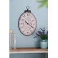 thumbnail image 2 of 18"x29" Oval Vintage Stylish Wall Clock Battery Operated,Outdoor Clock,Decorative Wall Clock for Home,Office,Dinning Room, 2 of 9