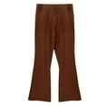 thumbnail image 6 of TMOYZQ Men's Flare Pants Corduroy Trousers 70s Stretch Flare Pants Classic Comfort 60s Outfits, 6 of 8