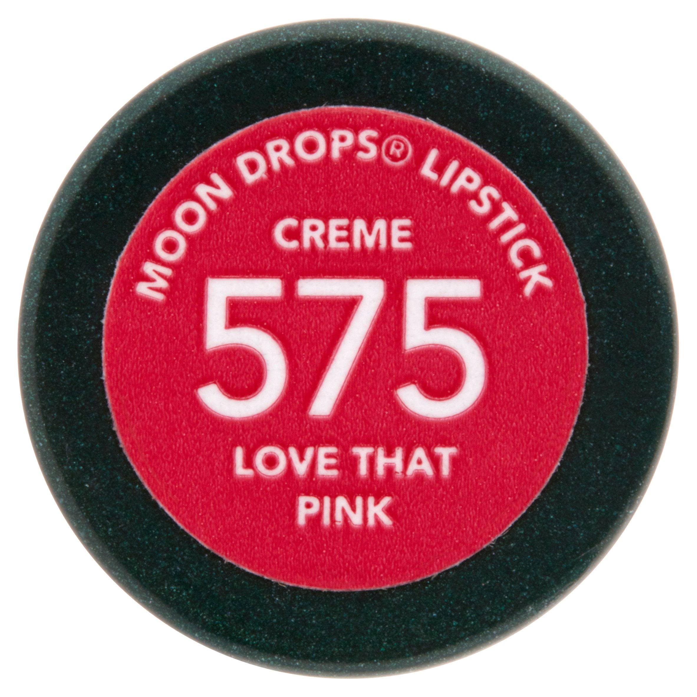 Revlon Moon Drops Creme 575 Love that Pink Cream Lipstick, 0.15 Oz