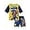 Chase Yellow/Navy, variant on Nickelodeon Paw Patrol Boys Rash Guard Set - 2 Piece Chase Marshall UPF50+ Swim Shirt & Swim Trunks (2T-7)