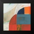 thumbnail image 2 of Cartissi 15x15 Black Modern Framed Museum Art Print Titled - Blue Orange III, 2 of 5