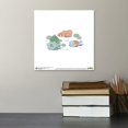 thumbnail image 4 of Gallery Pops Pokemon - Daily Sketch Bulbasaur, Charmander, Squirtle Wall Art, Unframed Version, 12" x 12", 4 of 5