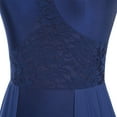 thumbnail image 6 of Kaerm Womens Lyrical Dance Dress Sleeveless Flowy Dresses Ballet Dance Tulle Leotard Long Skirt Navy Blue XXL, 6 of 7