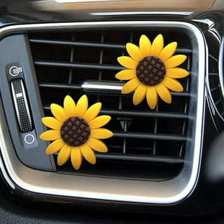 VICASKY 20 Pcs Sunflower Aromatherapy Clip Girl Car Accessories Sunflower  Car Accessories Car Accessories for Women Car Fresheners for Women Car Vent