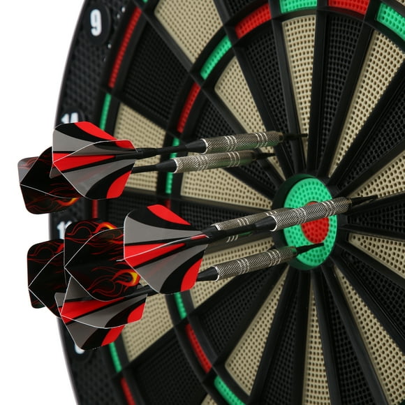 Electronic Dart Board Score Dart Plate Durable Plastic Dart Target Set Game Accessory