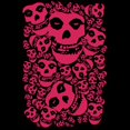 thumbnail image 3 of This Misfits Skull and Logo All Over Print Ladies Racerback Tank Dress (Hot Pink, Large (5/6)), 3 of 4