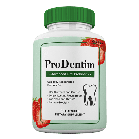 (1 Pack) ProDentim Capsules for Oral Health, Pro Dentim Pills for Gums and Teeth Probiotics, ProDentim Oral Supplement, 60 Capsules